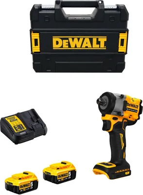 Immagine prodotto di Avvitatore a impulsi DeWALT DCF922P2T (2 x 5,0 Ah + DCB115 + TSTAK II)