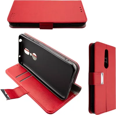 Obrázek produktu pro caseroxx puzdro na mobilný telefón kompatibilné s Sharp Aquos V Knižková taška Wallet Case v červená
