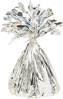 Immagine prodotto di Amscan 10022628 991365-18 - Peso per palloncini in foil argento, 170 G