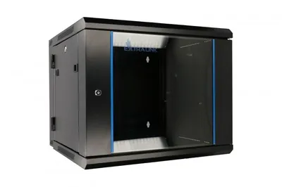 Produktbild von Extralink - szafka wisząca 19" 12U 600x600 AZH Czarna