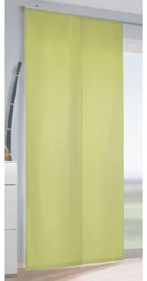 Produktbild von Flächenvorhang „Mira“: Farbe: Grün Größe (HxB): 255x60cm
