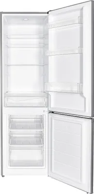Kühl-Gefrierkombination 262 l, 180 cm, Inox, 71 l Gefrierfach, 40 dB