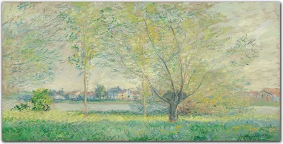 Produktbild von Coloray Bild aus Leinwand 140x70 Leinwand Dekoration - Monet Weiden