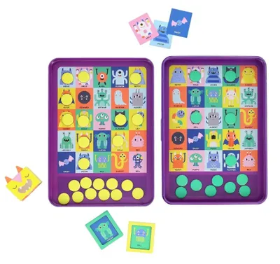 Image de Jeu magnétique de voyage Whos That Monster – Langue : anglais