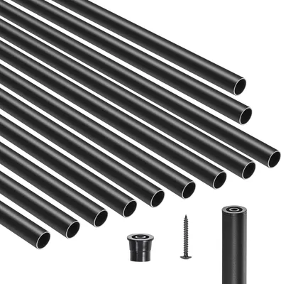 Zdjęcie produktu dla SucceBuy zestaw 51 okrągłych aluminiowych tralek φ19x813mm