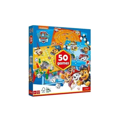 A product box for a Paw Patrol game collection.