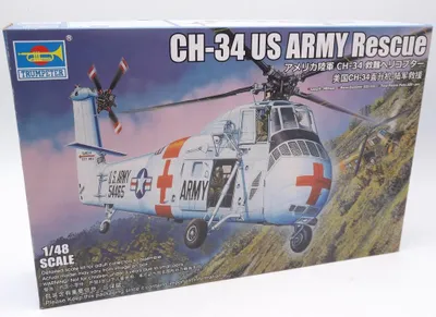 Obrázek produktu pro Trumpeter 02883 CH-34 US Army Rescue Helicopter Model Kit 1:48 v