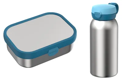 Produktbild von Mepal CAMPUS Edelstahl-Lunchset 2-teilig - Cool Blue