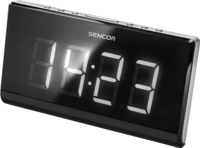 Produktbild von SENCOR SRC 340 - Rádiobudík, LED displej, nastavenie jasu, projekcia času, PLL FM rádio, alarm, opakované budenie rádiom