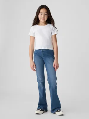 Produktbild von GAP High-Rise-Crossover-Flare-Jeans für Kinder 14