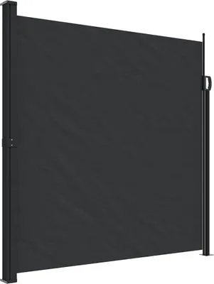 Produktbild von vidaXL Seitenmarkise Ausziehbar Schwarz 200x500 cm