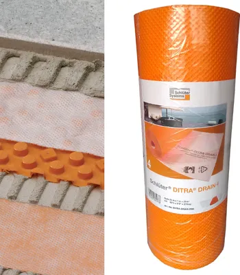 Immagine prodotto di Schlüter DITRA DRAIN 4 Verbunddrainagematte 25x1m