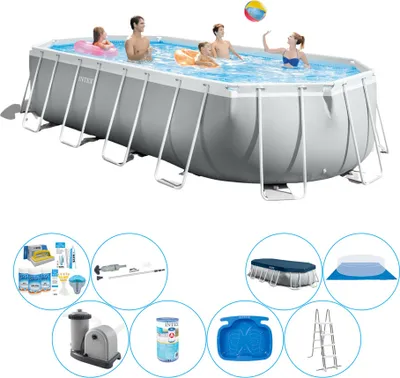 Zdjęcie produktu dla Basen Super Deal - Stelaż Intex Prism Frame 610x305x122 cm