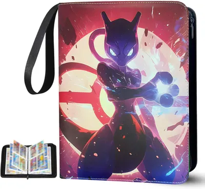 Produktbild von Pokémon Sammelkarten Album, Sammelalbum für Karten, 50 Seiten 400 Karten Kapazität, Wasserdichter Kartenhalter, Card Collection Sammelheft