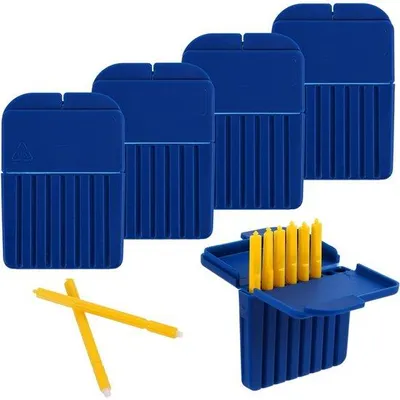 Image de Filtres de nettoyage en plastique pour appareils auditifs - Lot de 40 pièces - Protection contre le cérumen - Outil de nettoyage pour appareils auditifs