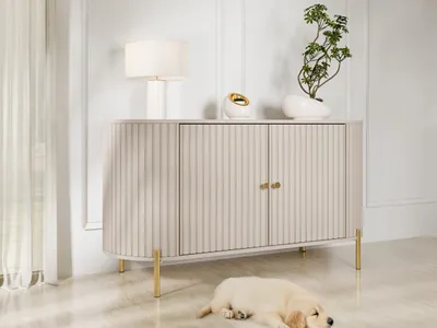 Image de Commode à portes TAZEVEL - beige sable