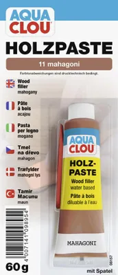 Produktbild von Clou Holzpaste 60 g mahagoni