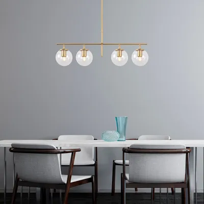 Produktbild von Opviq, Roe- Roe CTN, Glänzendes,Gold, Kronleuchter, 81 x 15 x 36-76 cm, Metallkörper