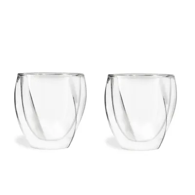 Produktbild von Gläserset Trinkglas Glas Wassergläser Doppelwandig BOLLA 2 Stück HOMLA