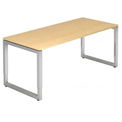 Produktbild von REGO 19 S - 180 x 80 Ahorn/Silber höhenverstellbar