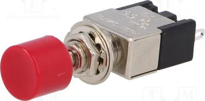 Produktbild von 1x  Schalter Druck ON-ON PA102A1 Stard-Schalter  Pos: 2 3A/250VAC