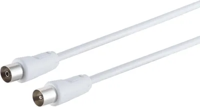 Produktbild von S/CONN maximum connectivity Antennenkabel, 100% geschirmt, > 100 dB, weiß, 10,0m (80028-128)