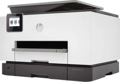 Produktbild von HP OfficeJet Pro 9023 All-in-One Printer, Thermal Inkjet, Farbdruck, 4800 x 1200 DPI, A4, Direktdruck, Grau