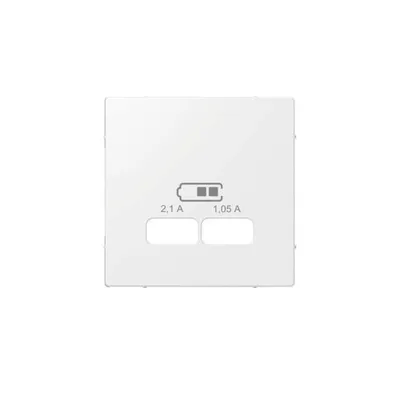 Immagine prodotto di MERTEN Piastra centrale USB 2f polws glz