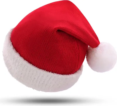 Produktbild von Weihnachtsmütze für Baby Nikolausmütze Kleinkind Rot Gestrickte weihnachtsmann mütze baby
