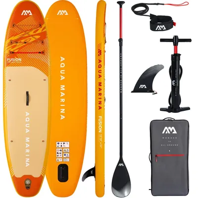 Image de Planche de SUP Aqua Marina Fusion 2026 330 cm, kit polyvalent pour débutants (jusqu'à 150 kg), accessoires inclus