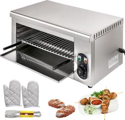 Obrázok produktu pre Gril Salamander – 2000 W – Raclette a mäso – 450 x 260 mm – Kaassmelter – Profesionálny gril
