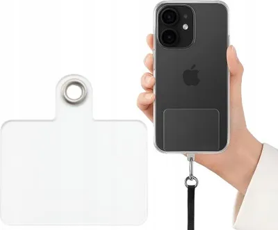 Imagen del producto de Placa de montaje universal para sujetar un cordón o llavero para teléfono