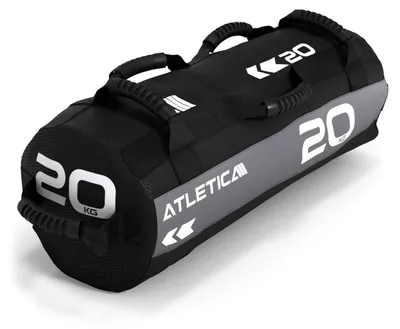 Produktbild von ATLETICA Sandsack 20kg | Sandbag für funktionelles Ganzkörpertraining | robustes Cordura-Nylon, 7 Griffe | Für Core-Stabilität