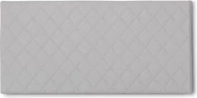 Produktbild von Bettkopfteil Dbernab, Kopfteil aus Kunstleder an der Wand, 100%  Italy, geeignet für ein Queen-Size-Bett, Cm 130x60, Weiß