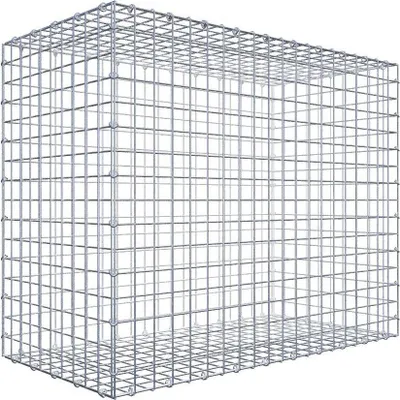 Produktbild von Gabione 100 cm x 80 cm x 50 cm (L x H x T), Maschenweite 5 cm x 5 cm, C-Ring