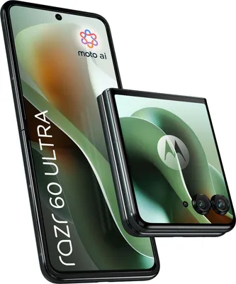 Produktbild von Motorola razr 60 ultra, 17,7 cm (6.96"), 16 GB, 512 GB, 50 MP, Android 15, Blau, Grün