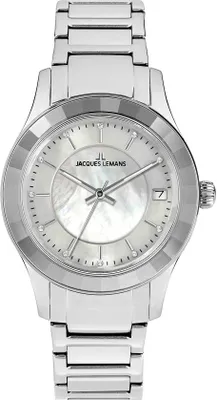 Zdjęcie produktu dla Jacques Lemans 1-2194B Zegarek damski Venice Stal szlachetna / masa perłowa