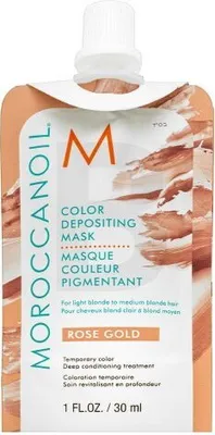 Obrázek produktu pro Moroccanoil Color Depositing Mask vyživující maska s barevnými pigmenty Rose Gold 30 ml