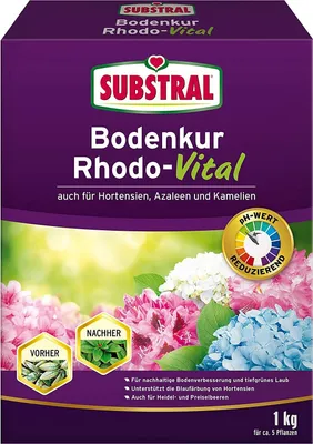 Produktbild von SUBSTRAL® Bodenkur Rhodo-Vital – Optimale Bodenpflege für Moorbeetpflanzen, 1kg