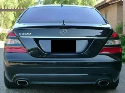 Zdjęcie produktu dla Tylny spojler spoiler warga bagażnika do Mercedes S-Kla W221 sedan
