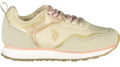 Image de US POLO ASSN. CHAUSSURES DE SPORT POUR ENFANTS BEIGE : Couleur - Beige, Taille - 33 Taille : 33 Couleur : Beige