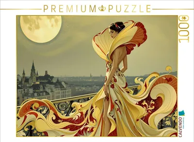 Produktbild von CALVENDO Puzzle Im Antlitz des Mondes | 1000 Teile Lege-Größe 64x48cm Foto-Puzzle für glückliche Stunden