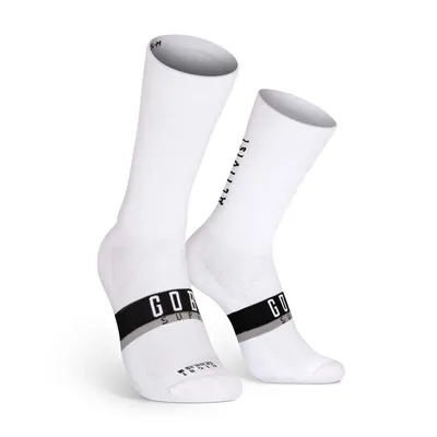 Obrázok produktu pre Cyklistické ponožky GOBIK Classic - SUPERB AXIS - biele L-XL