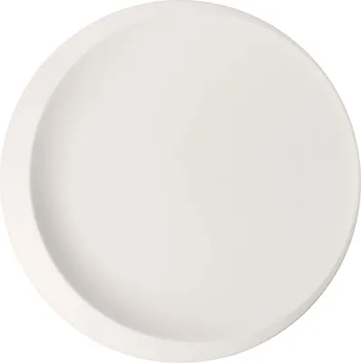 Zdjęcie produktu dla Villeroy & Boch New Moon, Talerz do serwowania, Porcelana, Biały, Okrągły, 36,8 cm, 30 mm