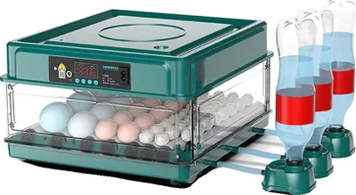 Immagine prodotto di Incubatrici per uova, schiusa automatica, vassoio regolabile, capacità per 48 uova