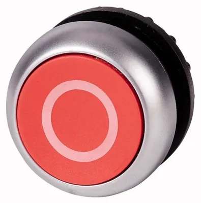 Image de EATON Bouton-poussoir frontal 1f rt Ø22,5mm rnd 22x6mm