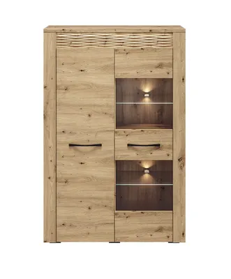 Image de Vitrine deux portes DIANDRA – chêne artisan