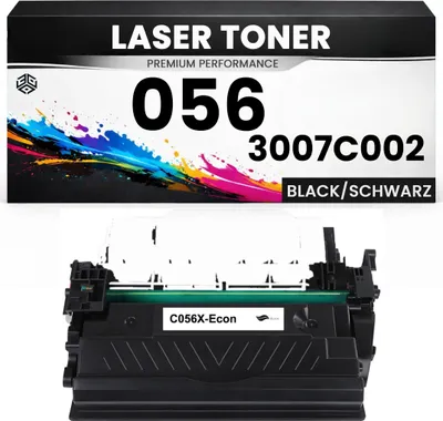Produktbild von Toner kompatibel für Canon Cartridge 056 / 3007C002 i-SENSYS LBP325dn/LBP325X/i-SENSYS MF543dw/MF543X/MF542X in Schwarz
