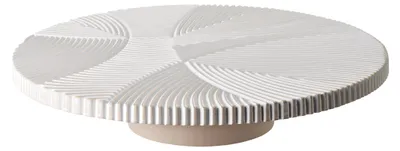 Image de Coupe décorative en MDF MONDEX DAZ 30 x 30 x 6 cm, couleur naturelle, 1 pièce