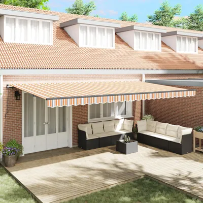 Immagine prodotto di Tenda da sole estensibile vidaXL multicolore 600 x 350 cm